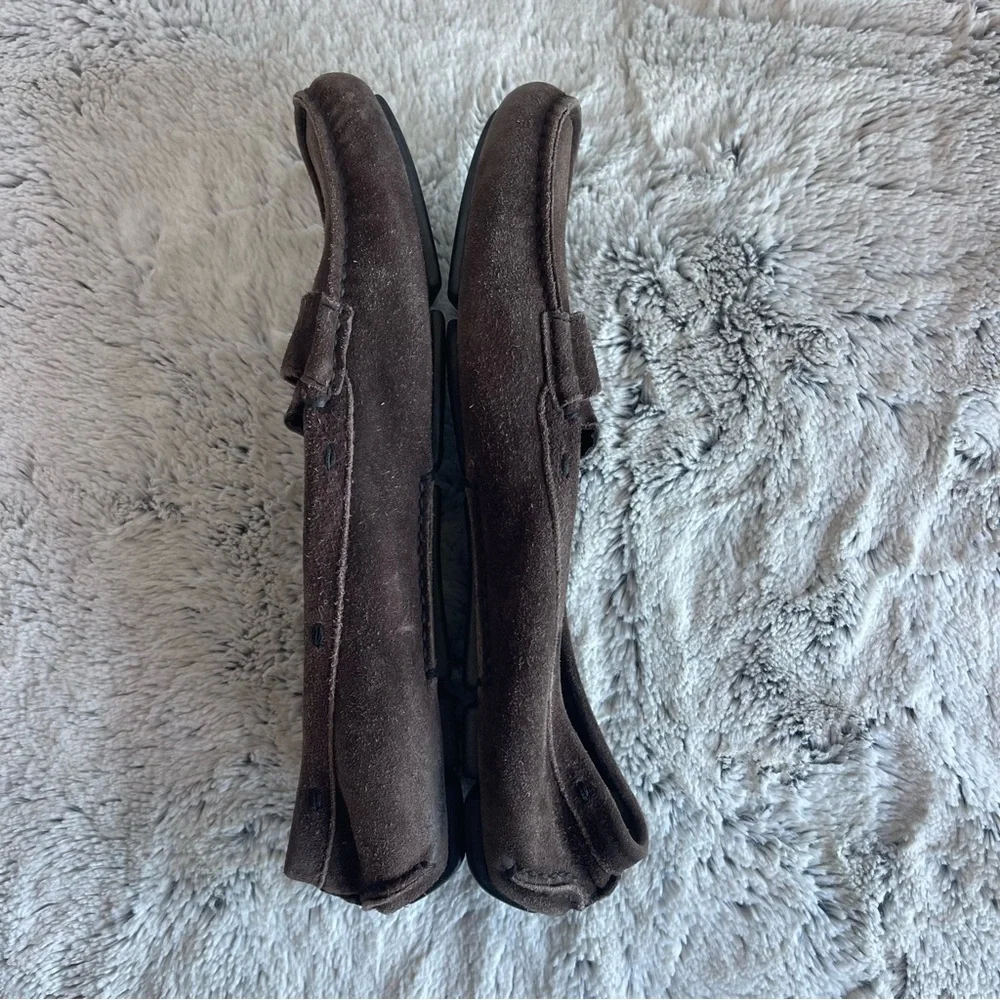 Prada Men’s Brown Suede Loafers Size 39.5